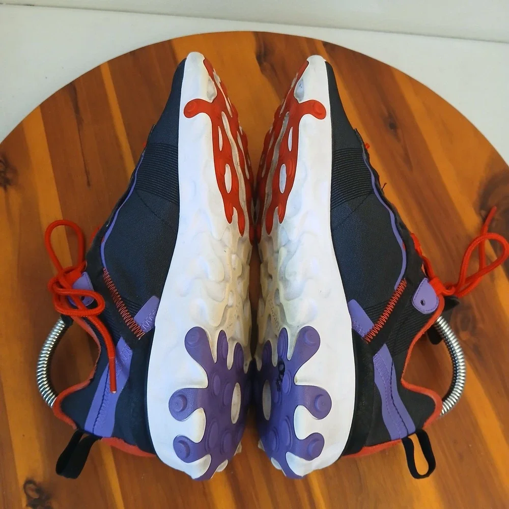 Nike React Element 55 Womens 8.5 Black Running Shoes Sneakers CQ9903-001